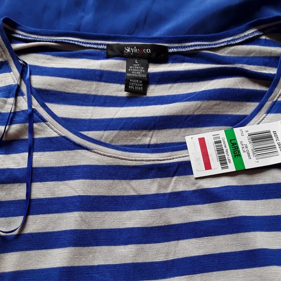 Style & Co.Women blouse top tunic size L - Picture 4 of 5